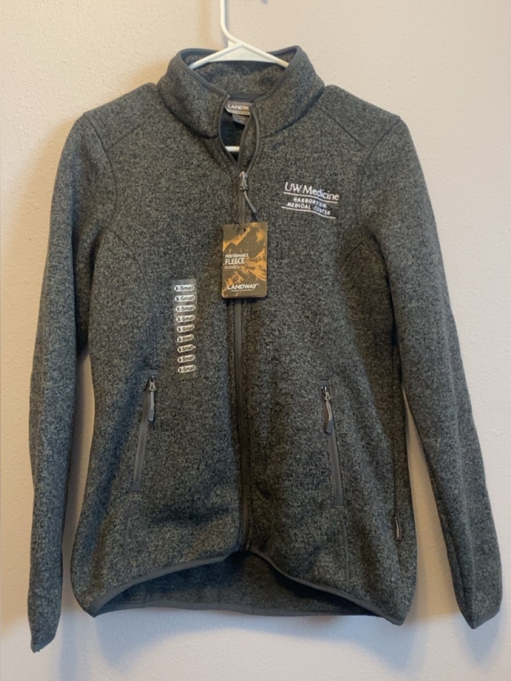 Women's Gray Full-Zip Fleece Jacket - Cozy Heather Gray